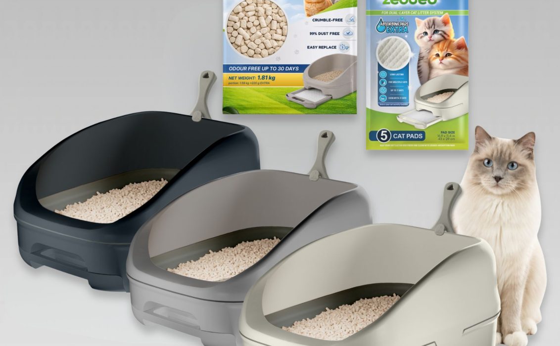 zeodeo dual-layer classix litter box
